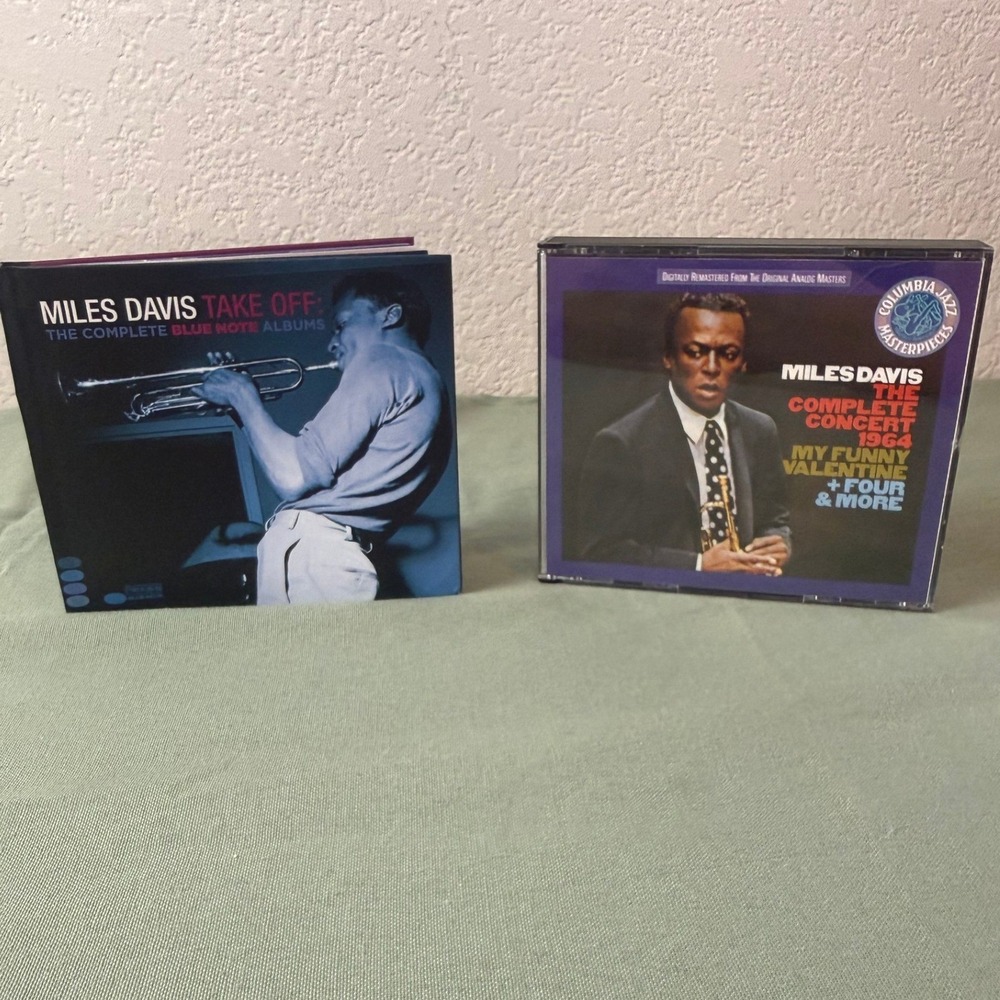 Miles Davis Take Off Complete Blue Note Albums & 1964 Complete Concert 3 CD Lot
